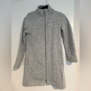 Long light gray jacket